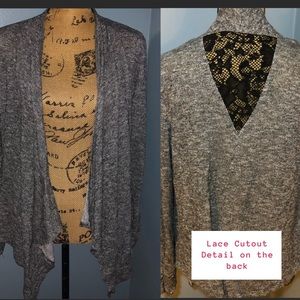 ⭐️SALE⭐️ Silver & Lace Cardigan